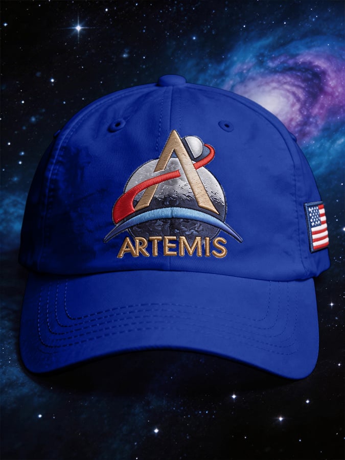 Unisex Artemis II 2026 Rocket Launch Print Hat