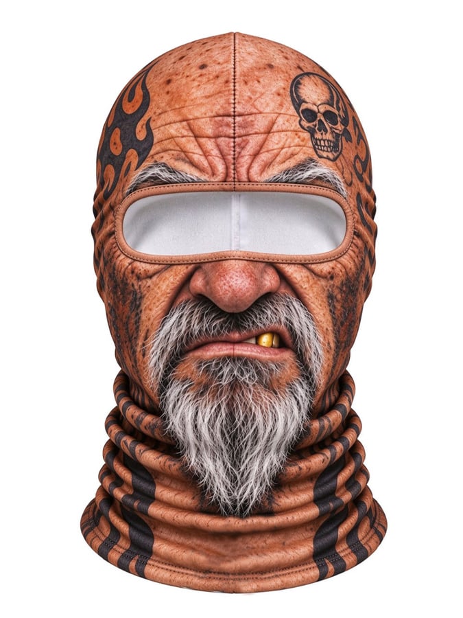 Men's Outdoor Warm Balaclava with Funny Expressions