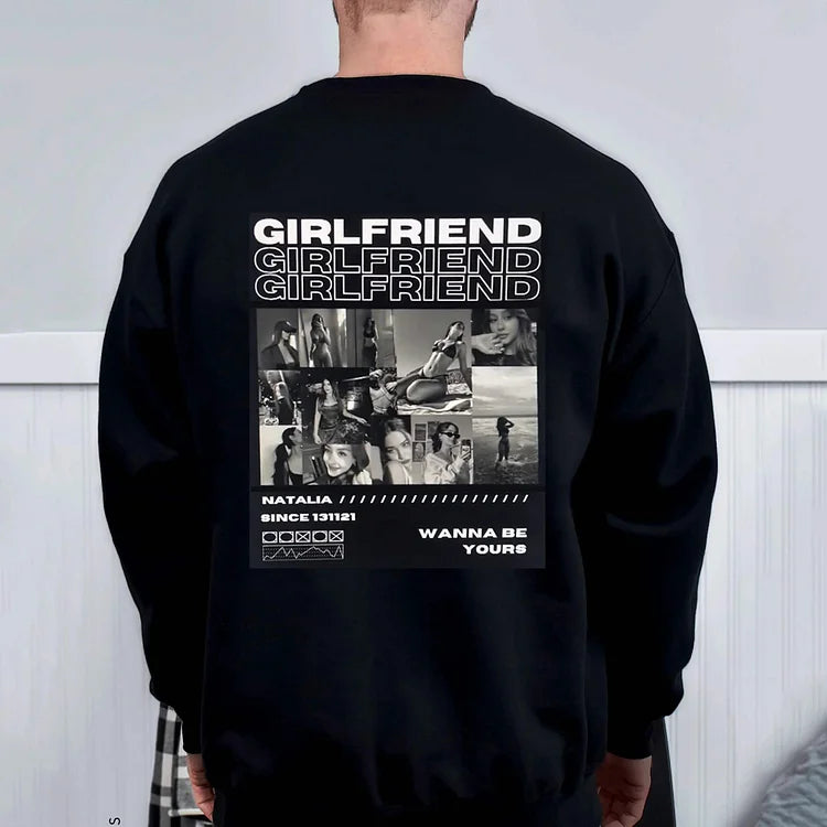 Custom Photo Couple Tee, Custom Matching Couple Sweatshirt