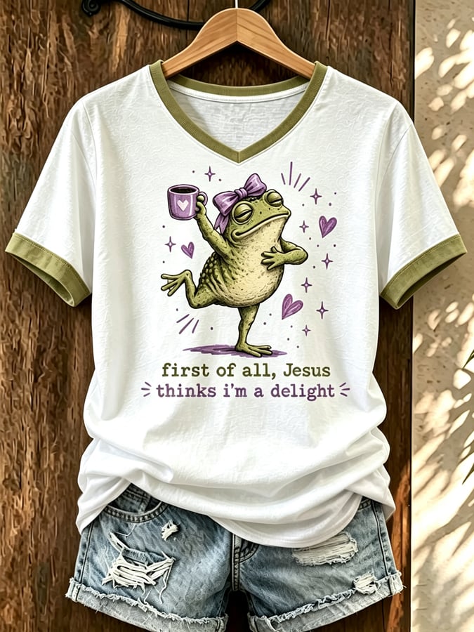 Women's Casual Print Short-Sleeve T-Shirt