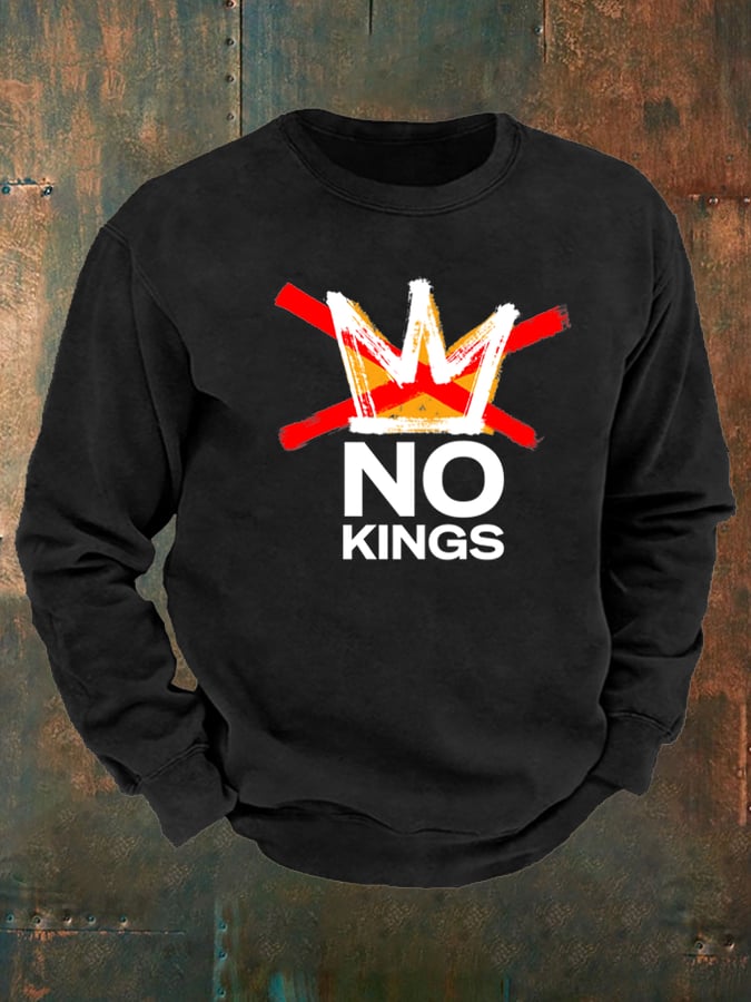 🔥Buy 3 Get 15% Off Men's America has No Kings Printed Casual Sweatshirt