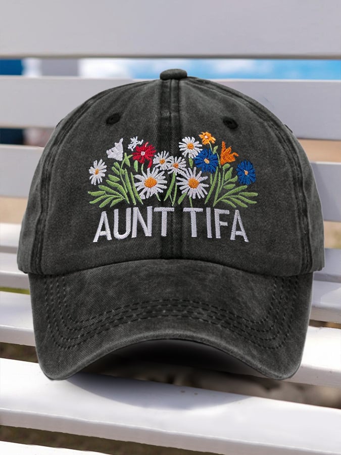 🔥Buy 3 Get 15% Off🔥Retro I Am Aunt Tifa Print Baseball Cap