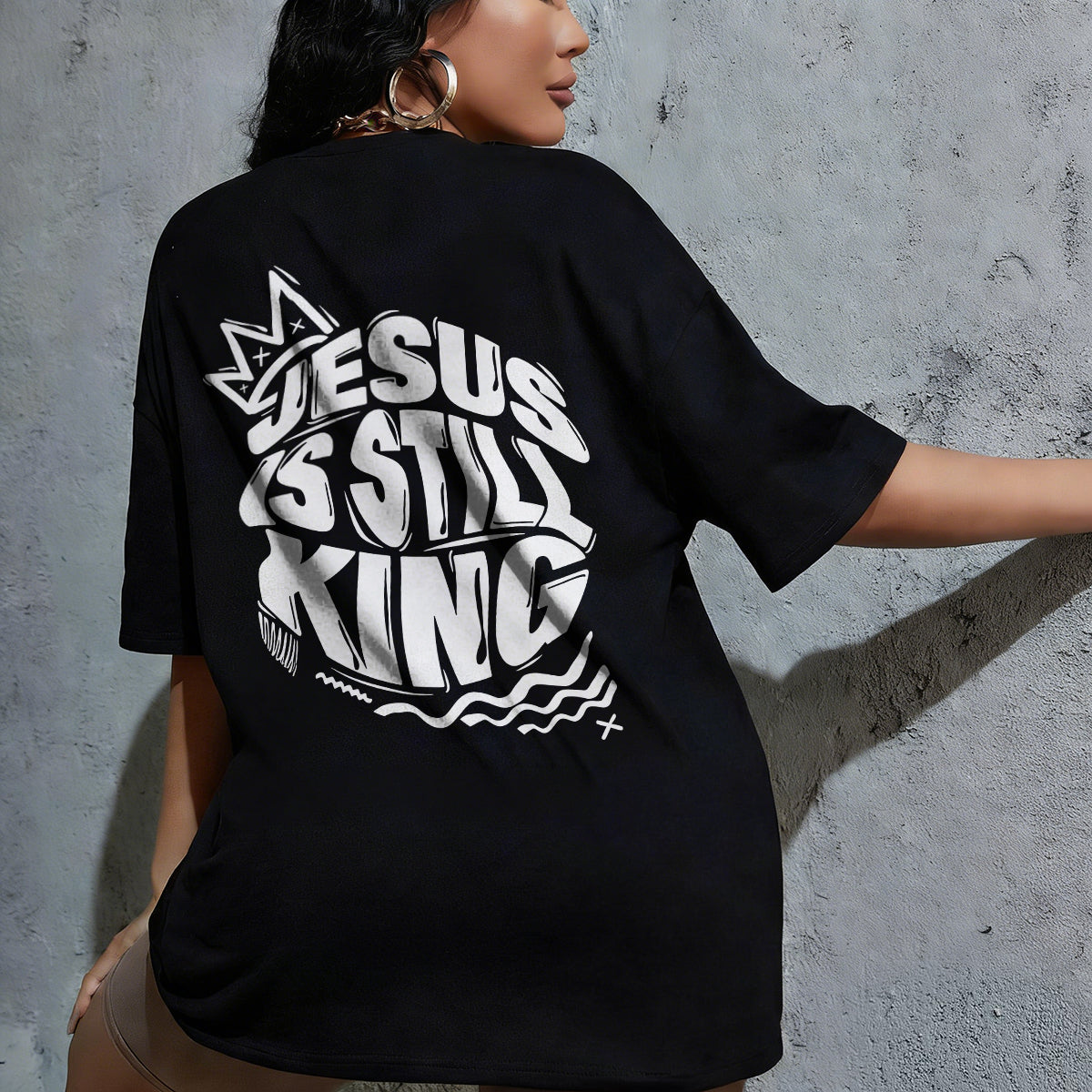 Jesus Is Still King Printed Women's T-shirt