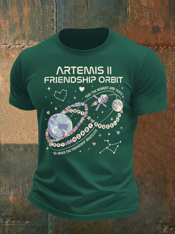 Men's Fun Planet Print T-Shirt