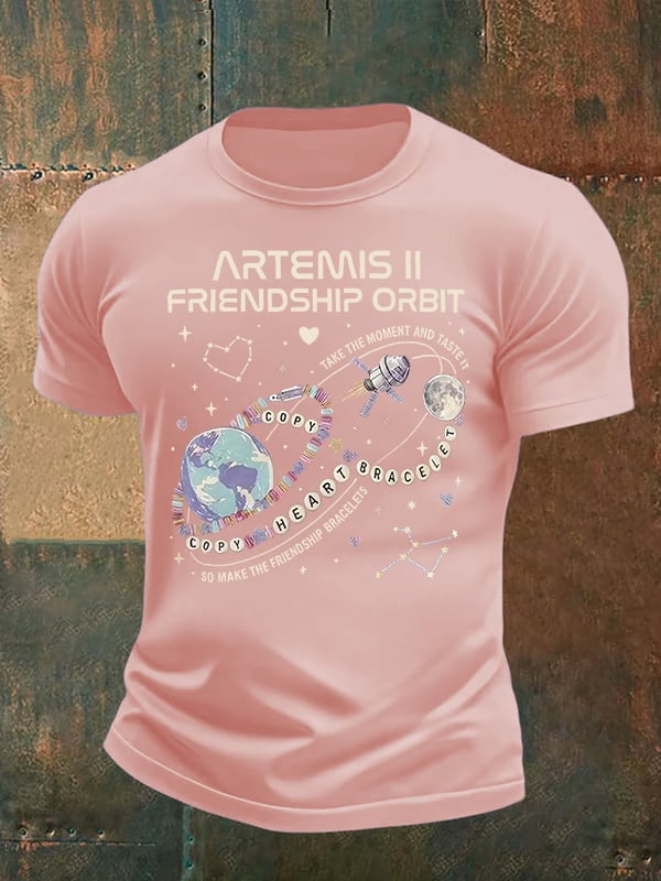 Men's Fun Planet Print T-Shirt