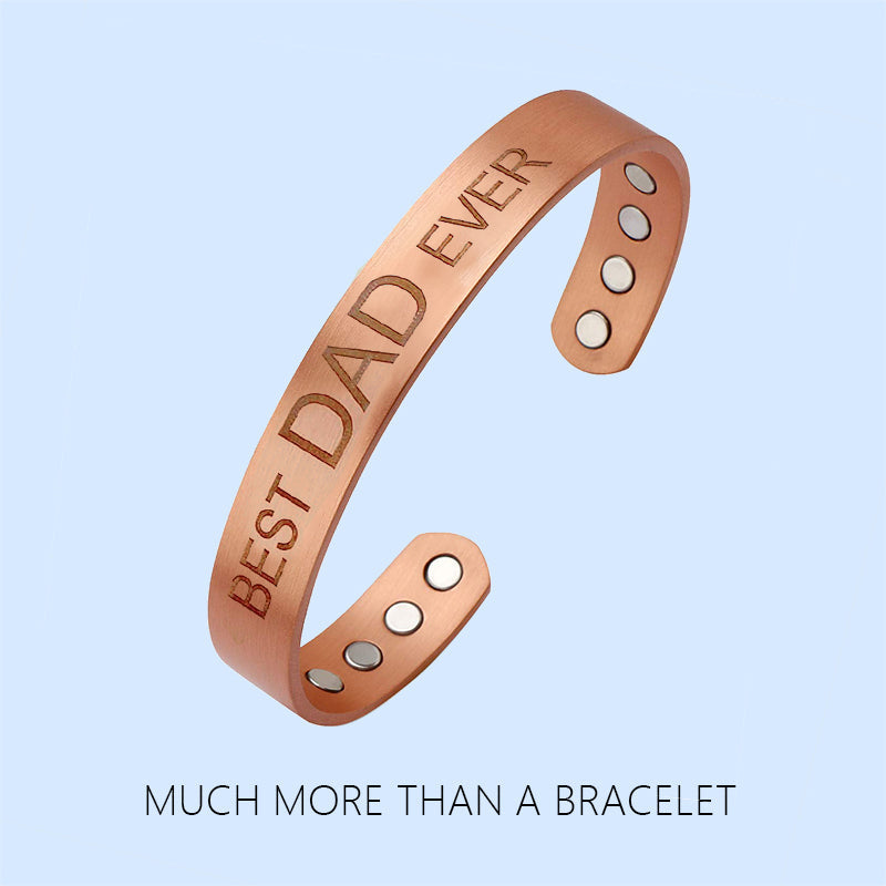 Fashionable vintage red copper bracelet