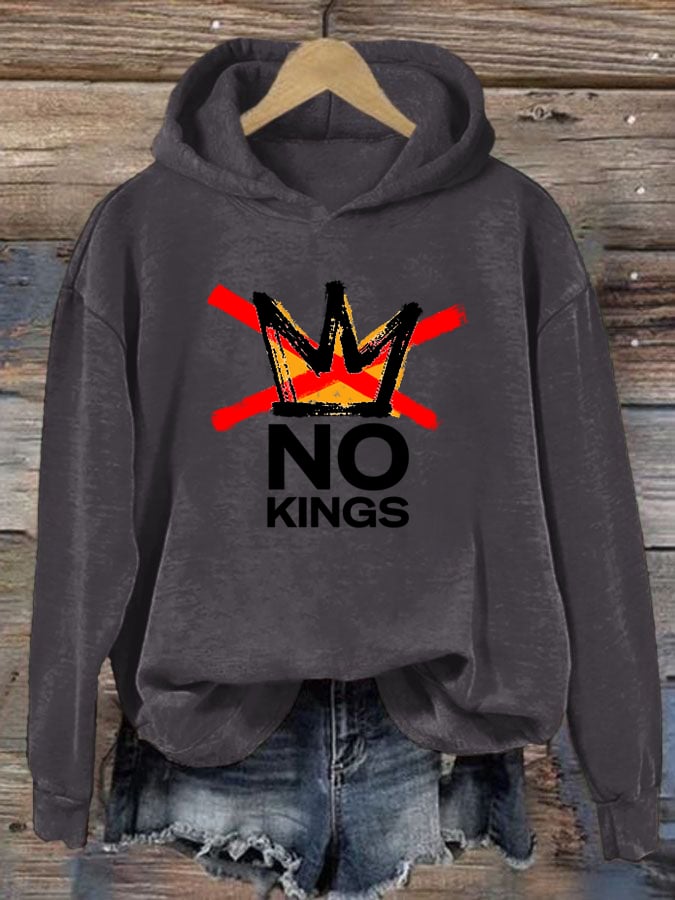 🔥Buy 3 Get 15% Off Women's America has No Kings Printed Casual Hoodies
