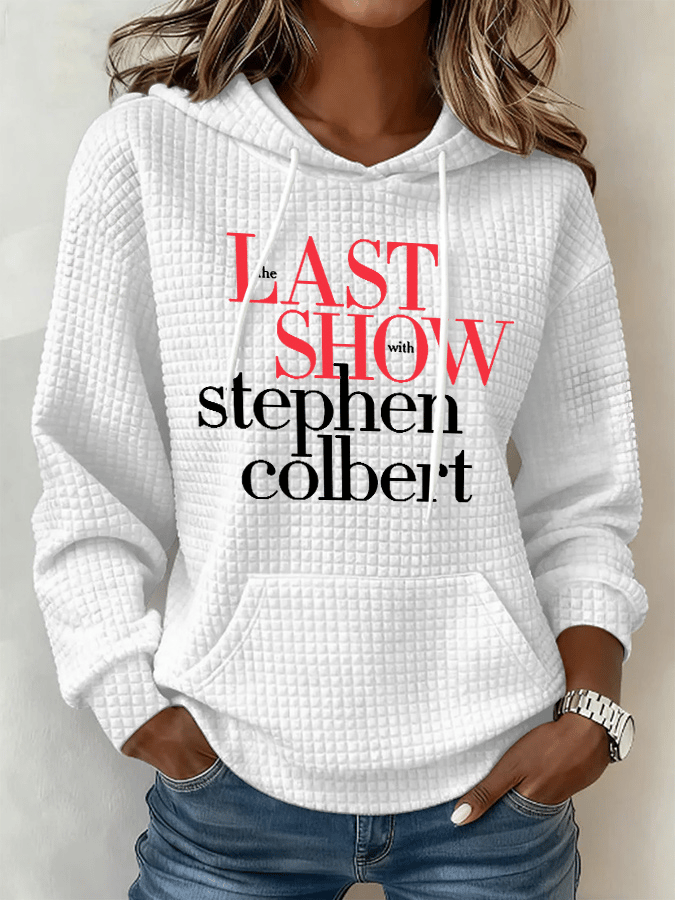 Retro Last Show Print Hoodie