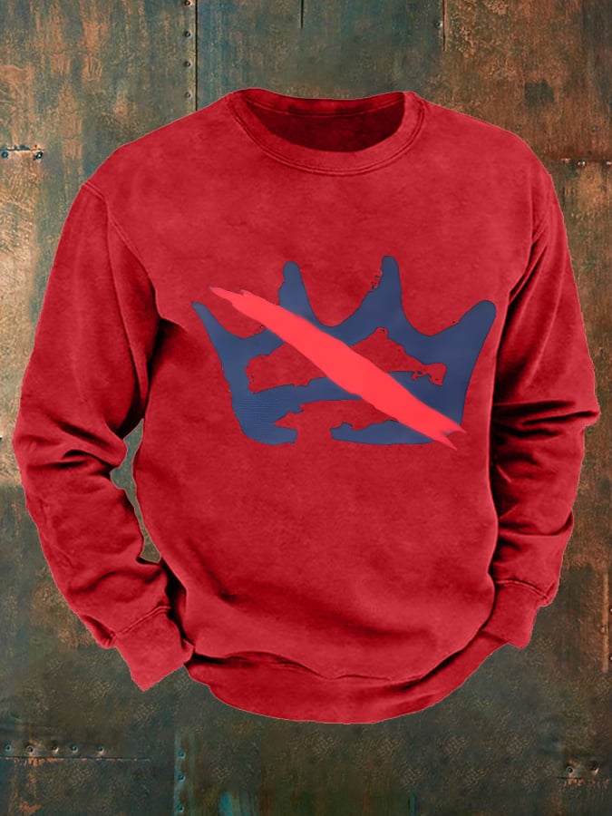🔥Buy 3 Get 15% Off🔥Men's America has no kings print Casual Sweatshirt