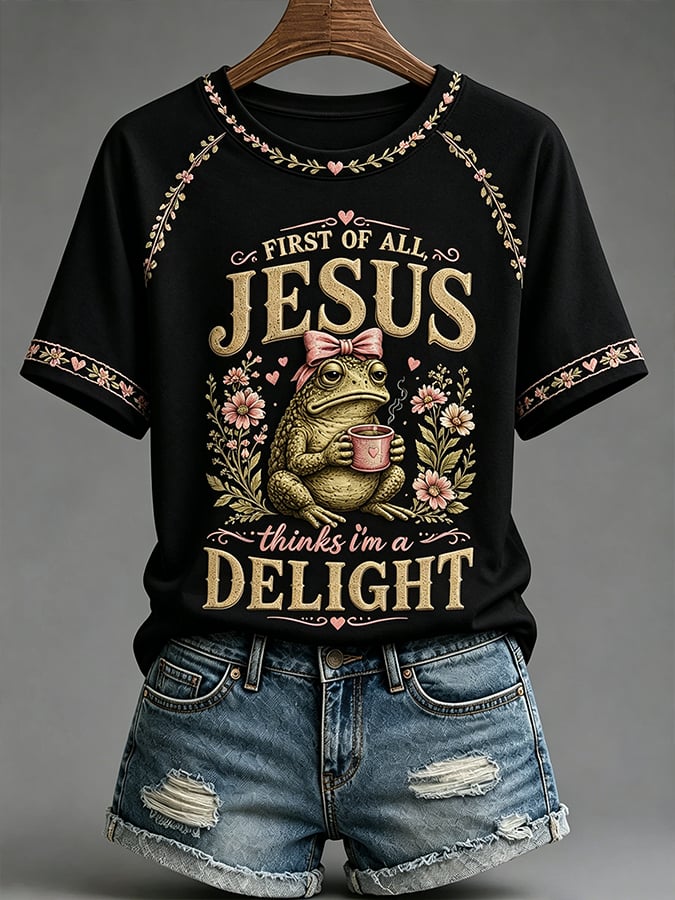 Women's Faith Printing T-Shirts