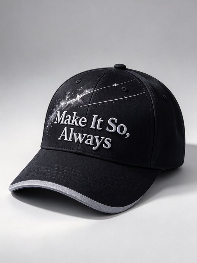 Unisex Make It So, Always In Loving Memory of Our Captain Printed Hat