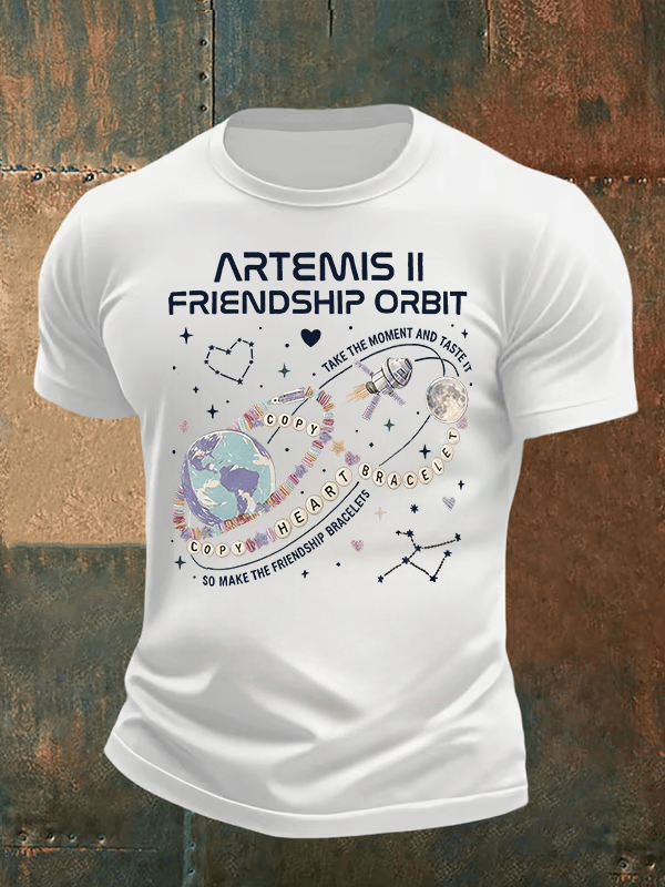 Men's Fun Planet Print T-Shirt