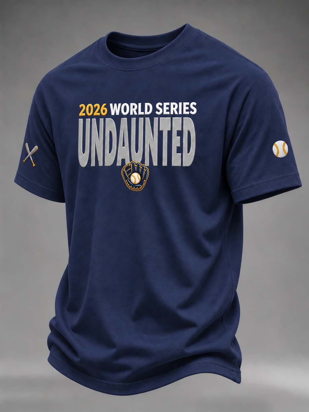 Men's Baseball Print T-shirt