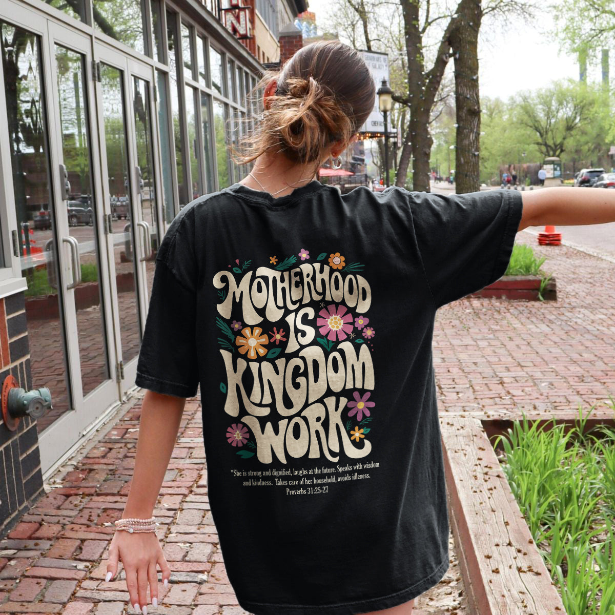 Motherhood Is Kingdom Work T-shirt