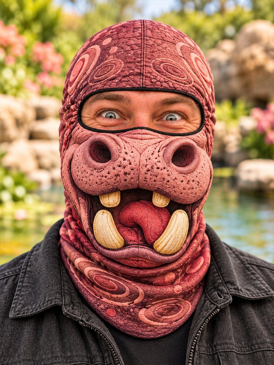 Funny And Wacky Ski Full-Face Balaclava Hood