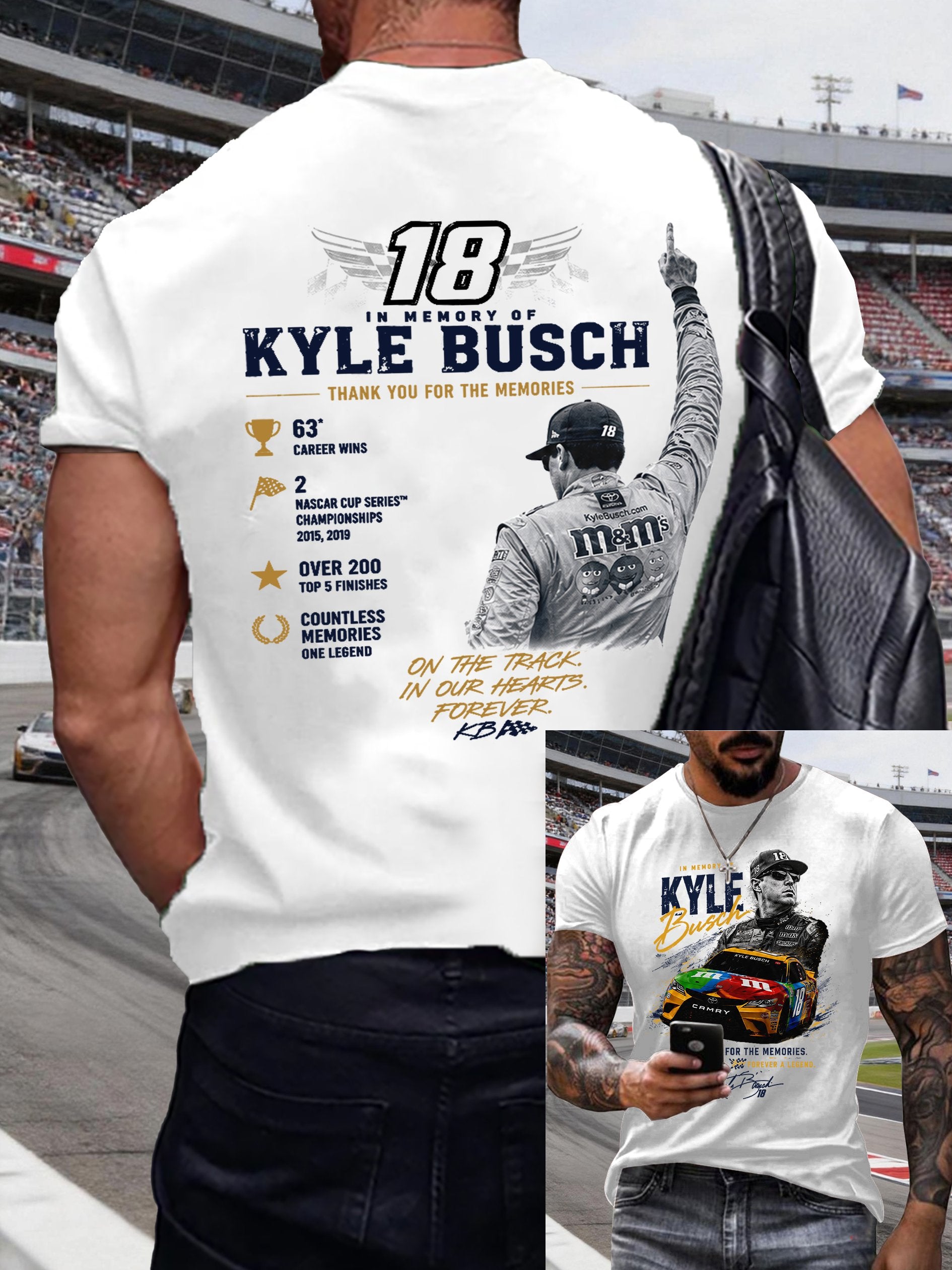 Men's Racing Legend Memorial Print T-Shirt