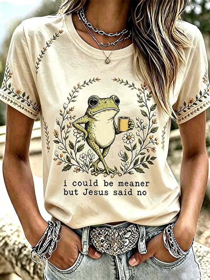 Women's Casual Print Short-Sleeve T-Shirt
