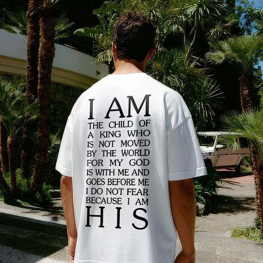 I Am His Printed Men's T-shirt