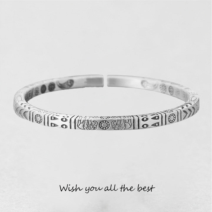 Simple vintage totem bracelet