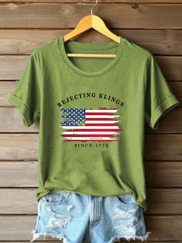 🔥Buy 3 Get 15% Off🔥Women's Casual Rejecting Kings Printed T-shirt