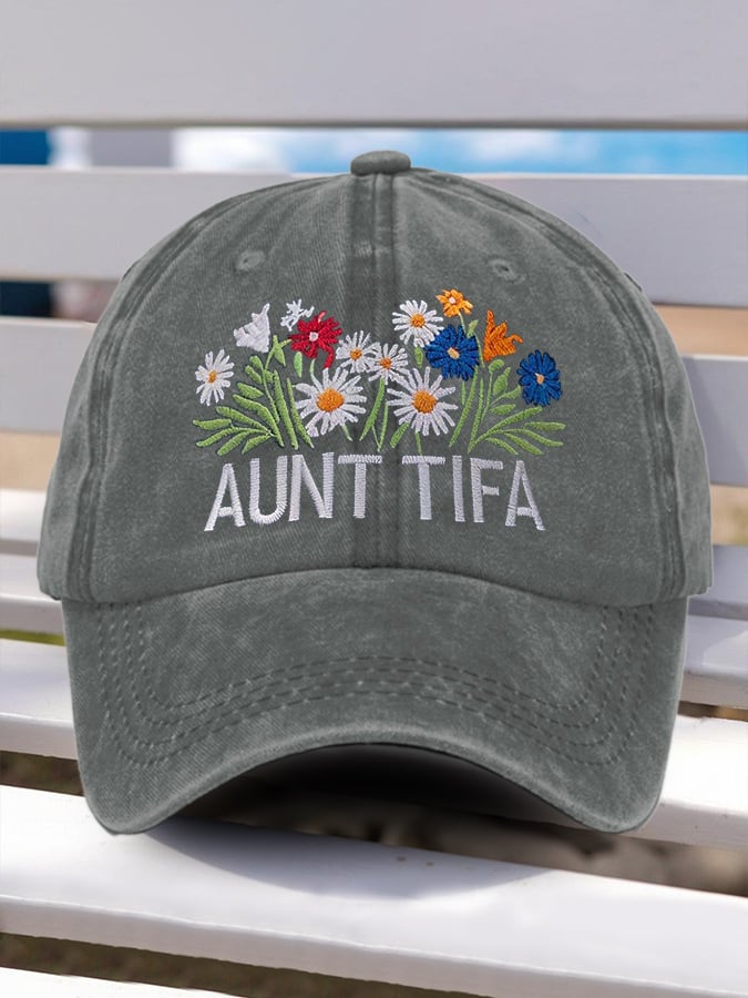 🔥Buy 3 Get 15% Off🔥Retro I Am Aunt Tifa Print Baseball Cap