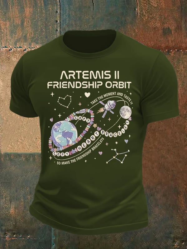 Men's Fun Planet Print T-Shirt