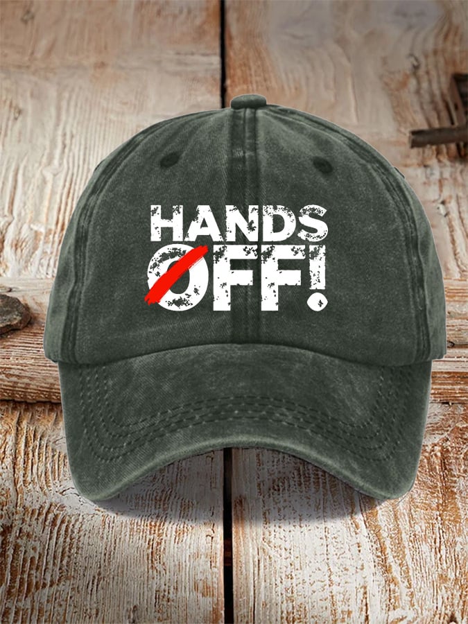 🔥Buy 3 Get 15% Off🔥Unisex Hands Off Protest Print Hat
