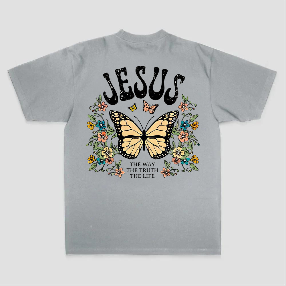 Jesus The Way The Truth The Life Printed Women's T-shirt