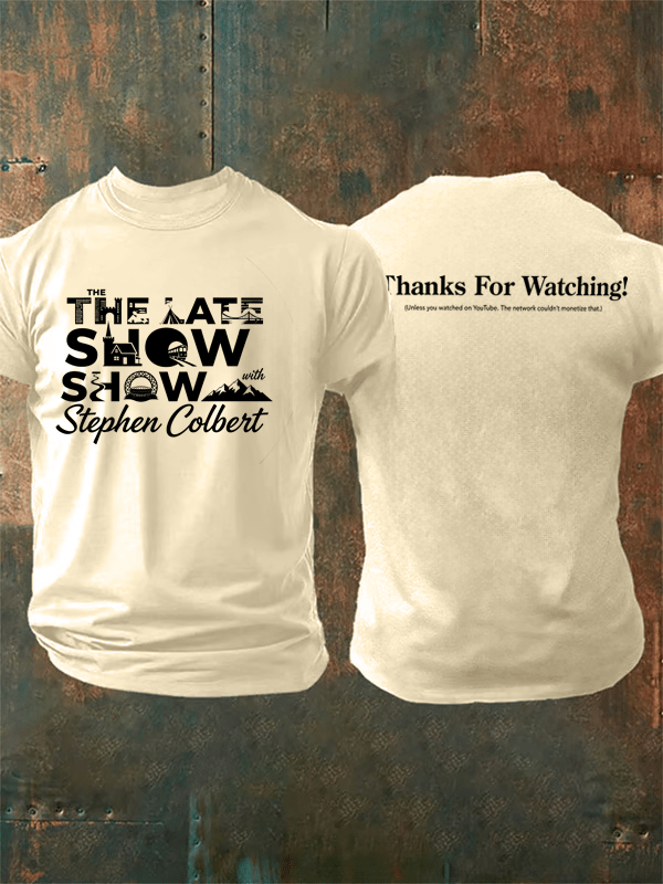 🔥Buy 3 Get 15% Off🔥Men's Retro Last Show Print T-Shirt