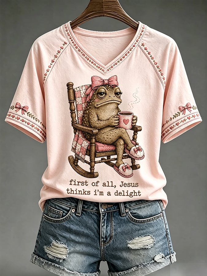 Women's Jesus Thinks I'm A Delight T-Shirts