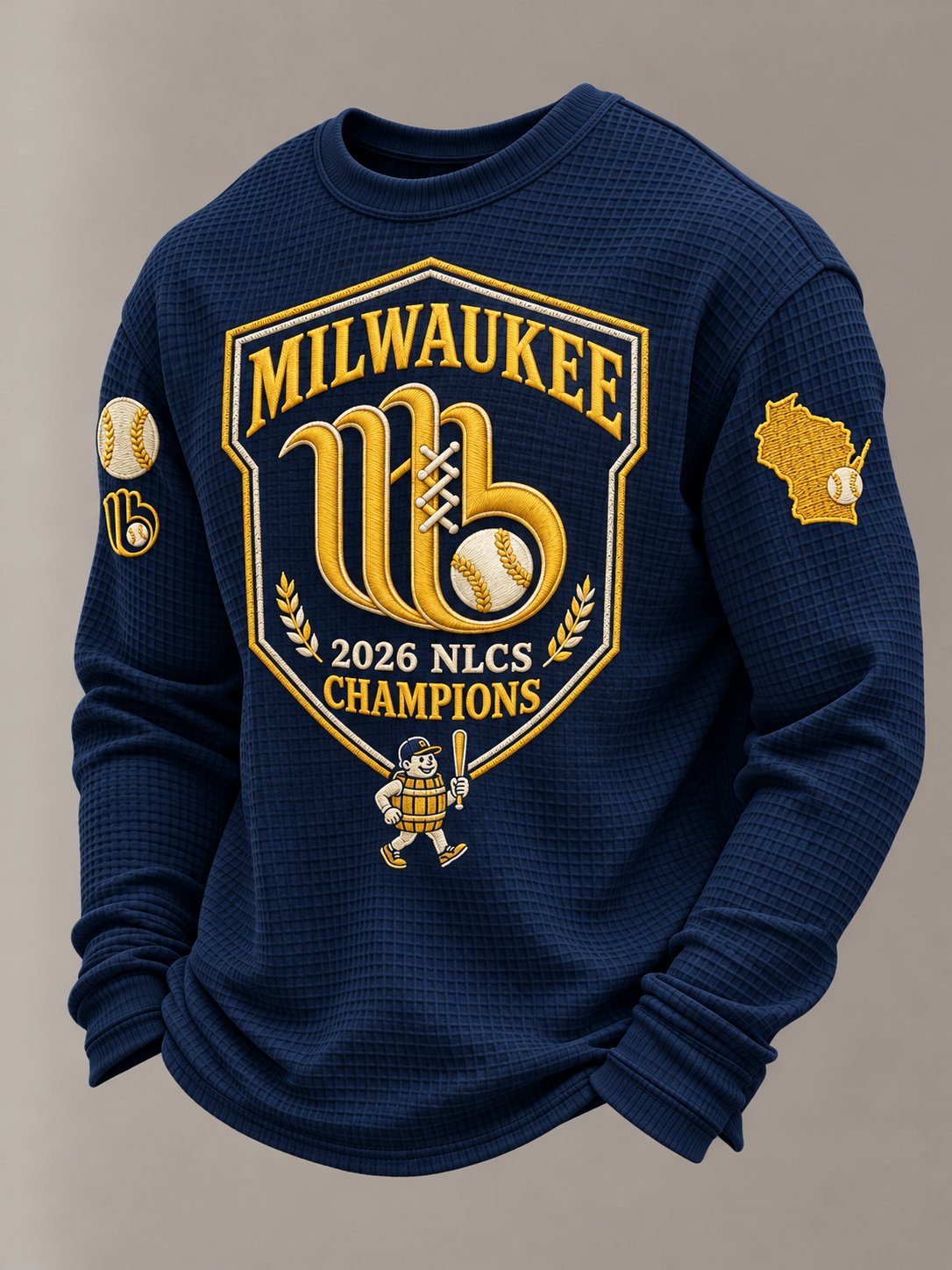Men's Baseball Print T-Shirt