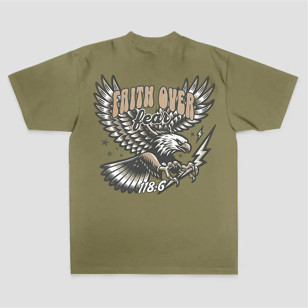 Faith Over Fear Printed Women's T-shirt