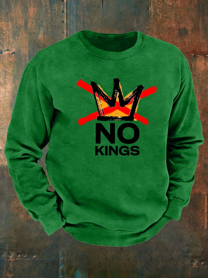 🔥Buy 3 Get 15% Off Men's America has No Kings Printed Casual Sweatshirt