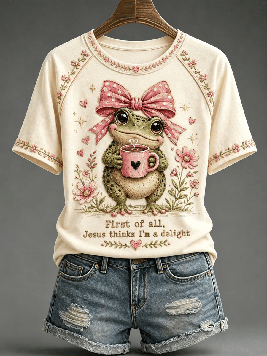 Women's Faith Printing T-Shirts