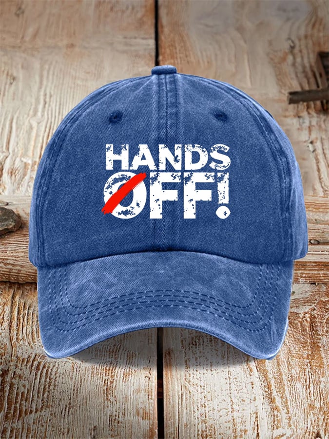🔥Buy 3 Get 15% Off🔥Unisex Hands Off Protest Print Hat