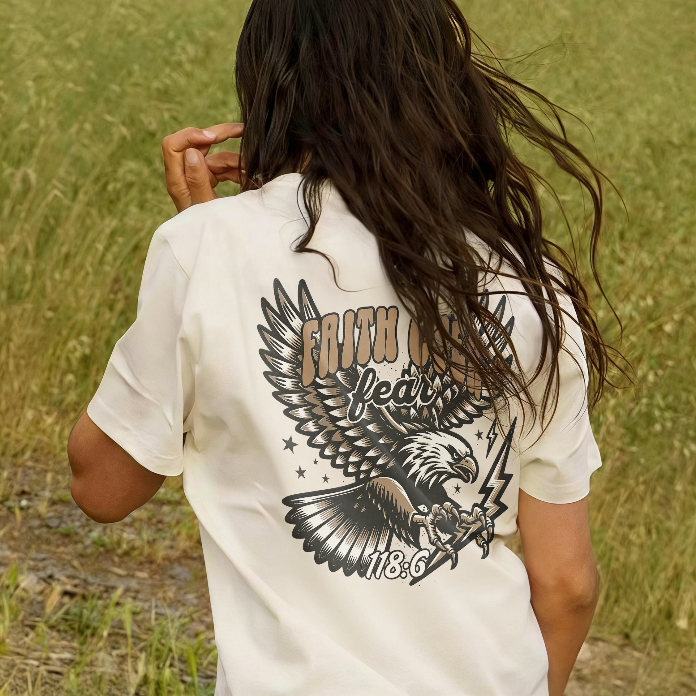 Faith Over Fear Printed Women's T-shirt