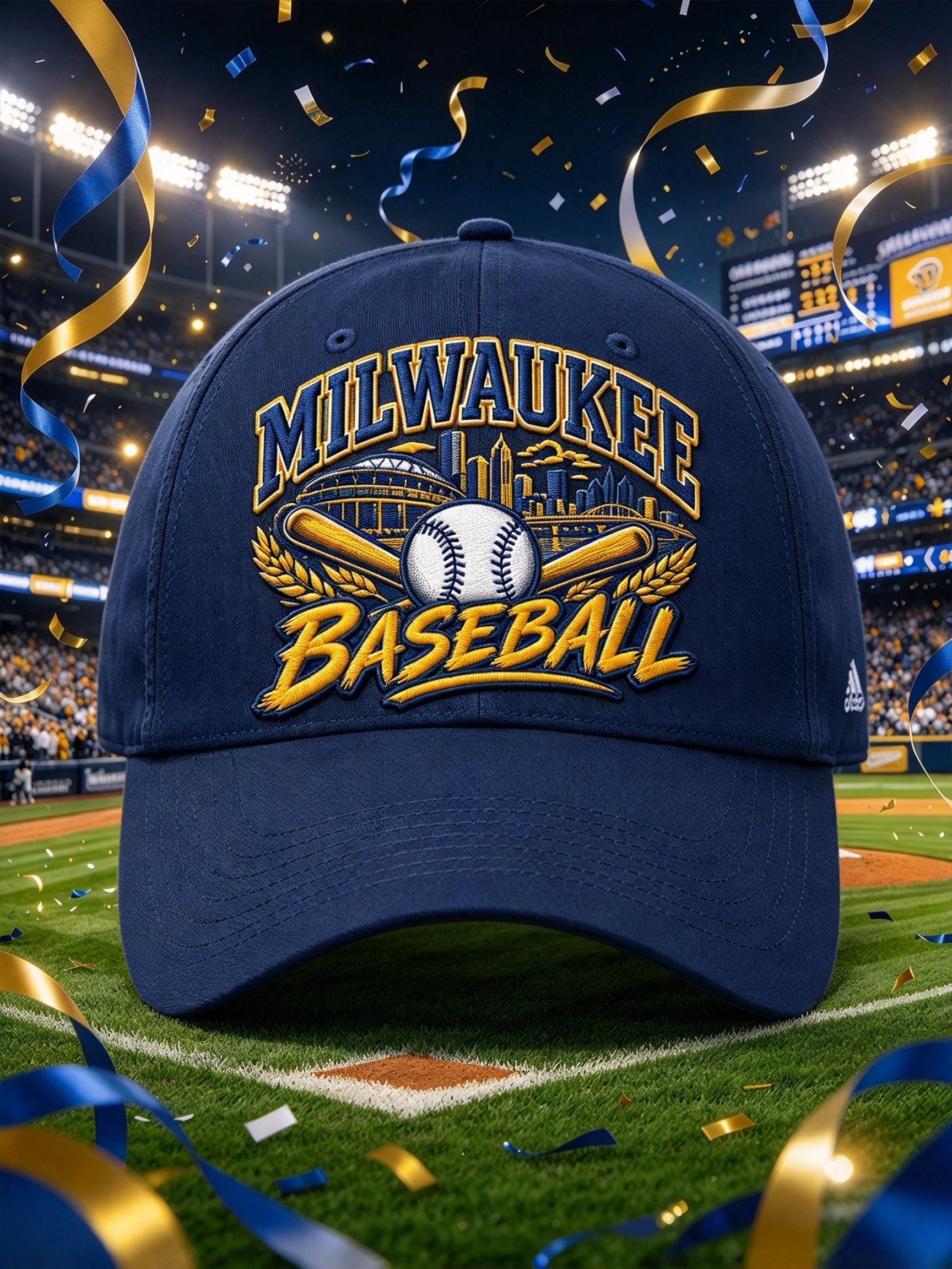 Unisex Baseball Print Casual Hat