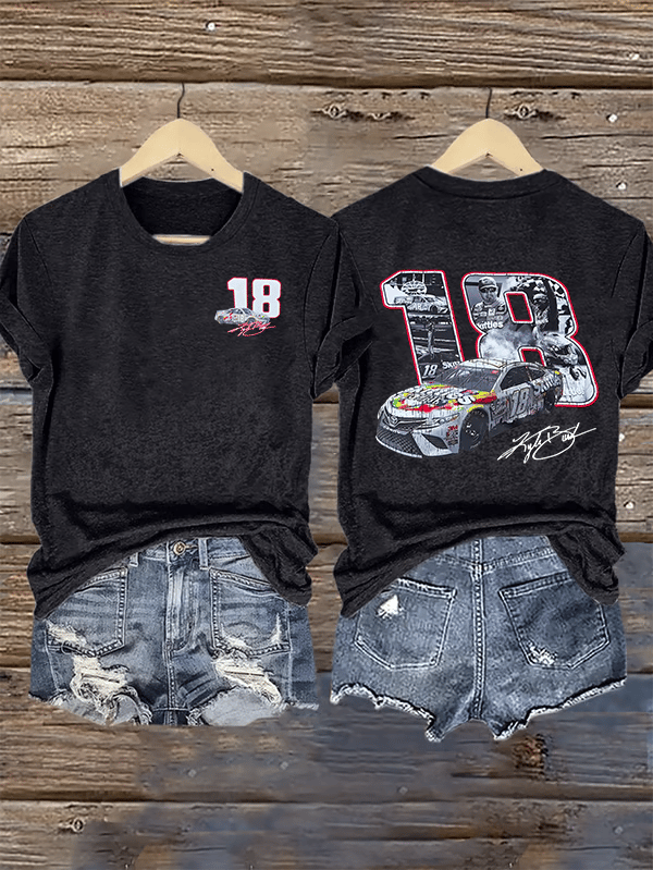 Women's Racing Print T-Shirt