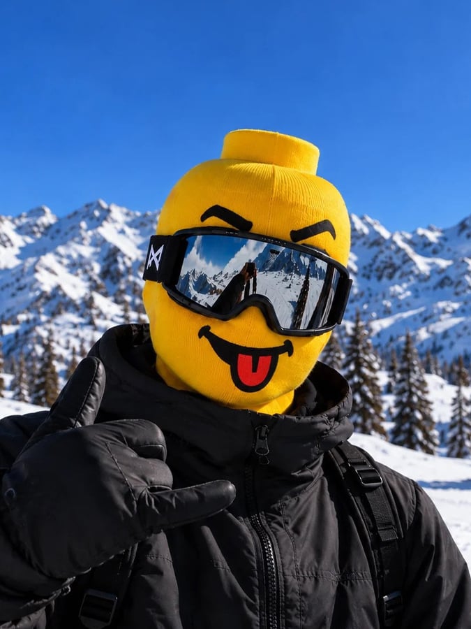 Men's Outdoor Warm Balaclava with Funny Expressions