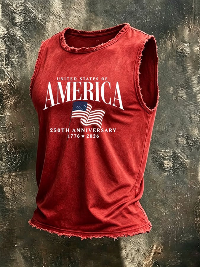 Men'S Casual Printed Vest