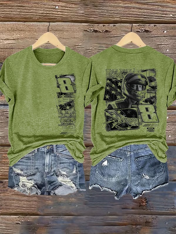 Women's Racing Print T-Shirt