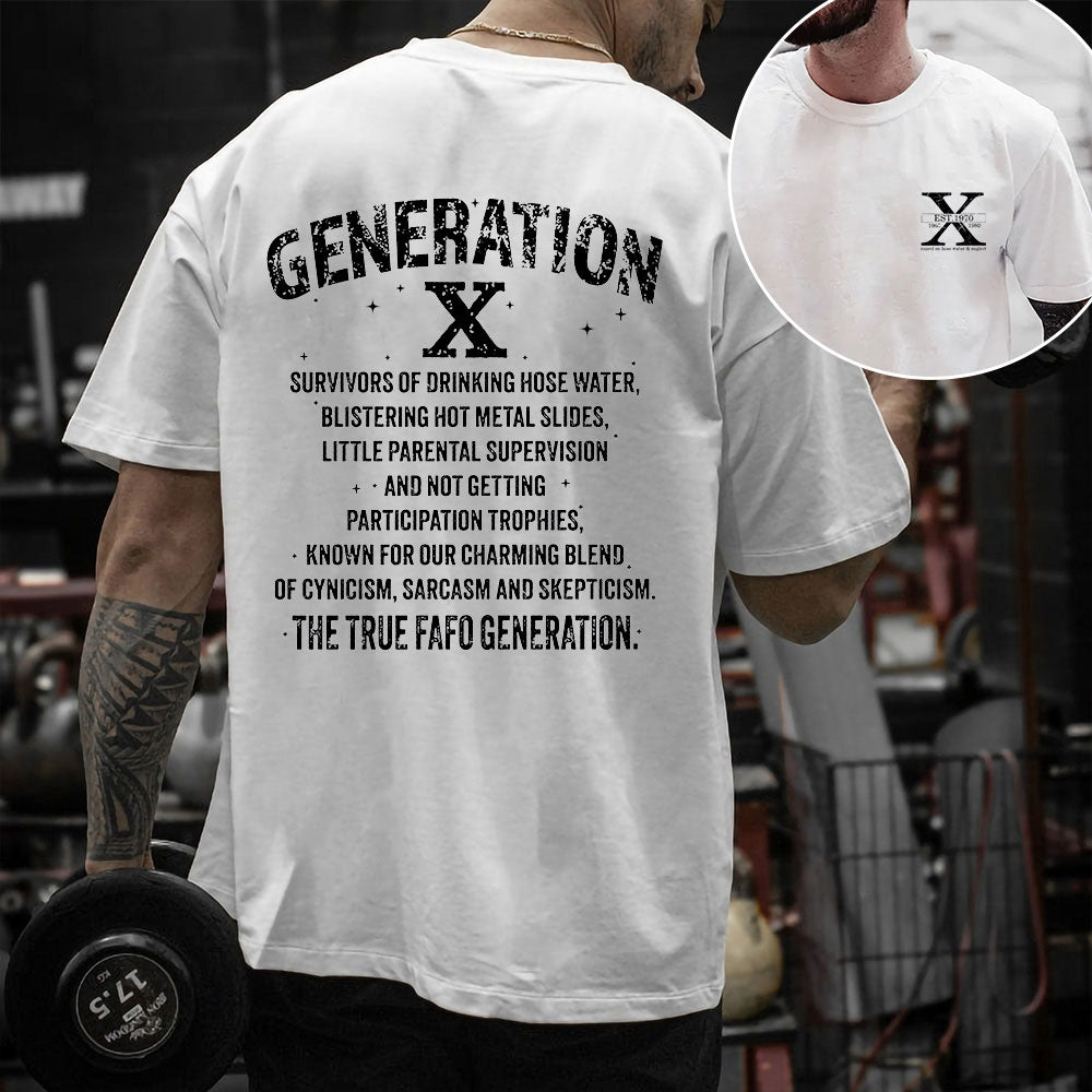 Custom Year Gen X T-shirt/Sweatshirt