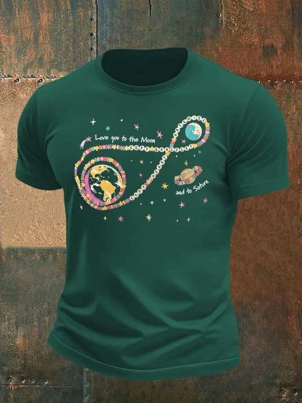 Men's Fun Planet Print T-Shirt