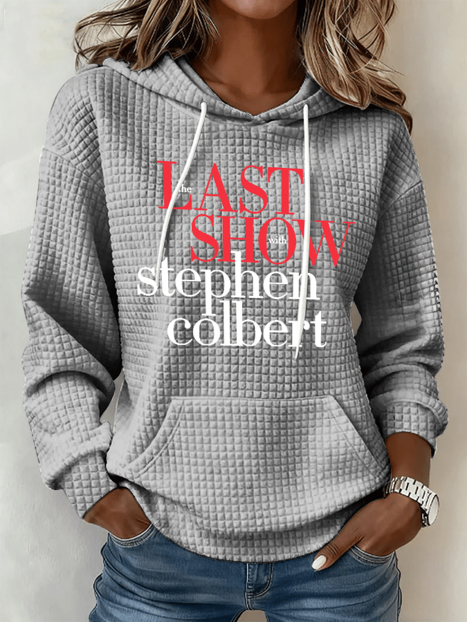 Retro Last Show Print Hoodie