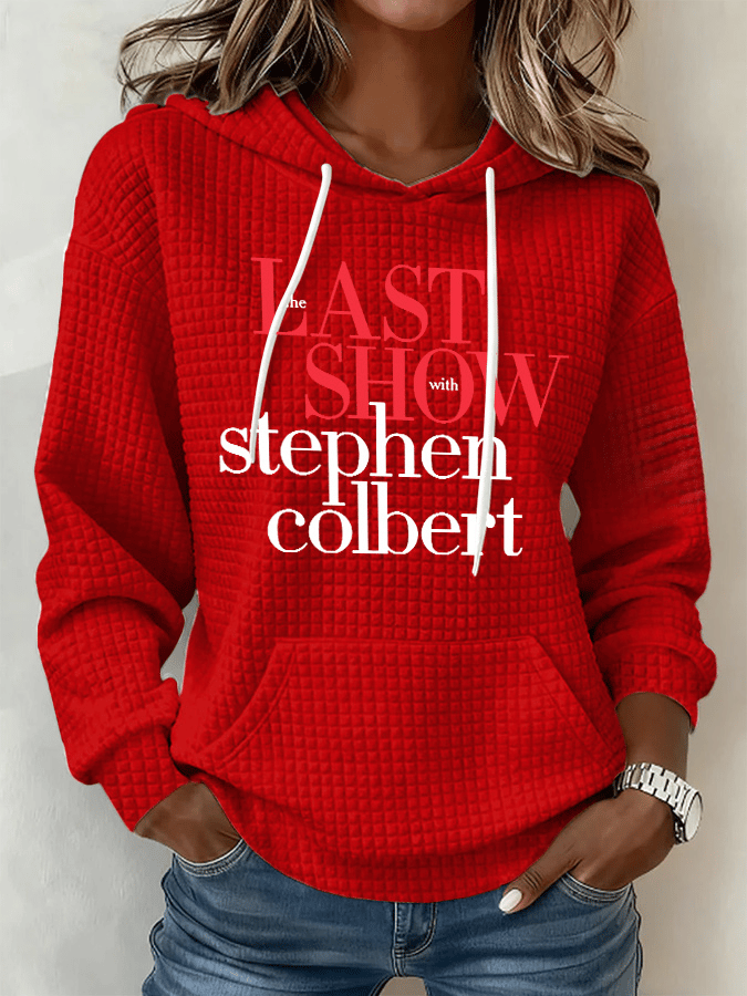 Retro Last Show Print Hoodie
