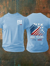 Men's Round-Neck 250 YEARS Printed T-Shirt