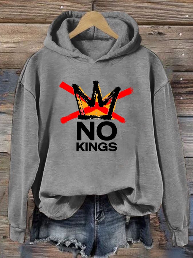 🔥Buy 3 Get 15% Off Women's  America has No Kings Printed Casual Hoodies