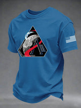 Men's Artemis II Round Neck Casual Printed T-Shirt
