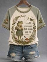 Women's Casual & Fun Faith-Print Short-Sleeve T-Shirt