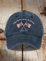 🔥Buy 3 Get 15% Off🔥Unisex 'Rejecting Kings Since 1776 ' Printed Hat